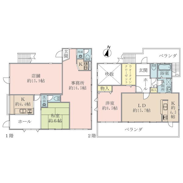 東村山市萩山町３丁目 間取図