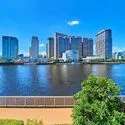 シティテラス品川イースト 前面に建物がなく開放感あふれる眺望