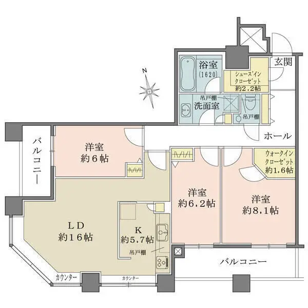 東京シーサウスブランファーレ 間取図