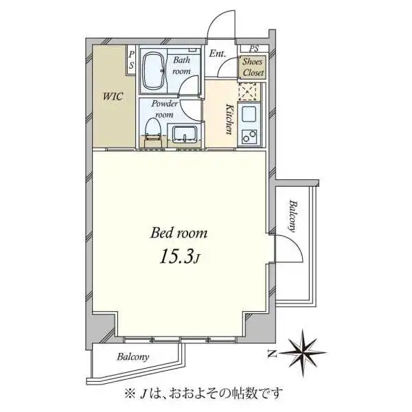 YOTSUYA DUPLEX D-R 四谷デュープレックスD-R 間取図