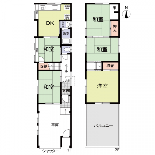 大阪市東淀川区北江口４丁目 間取図