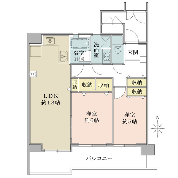 東建ニューハイツ戸塚 間取図