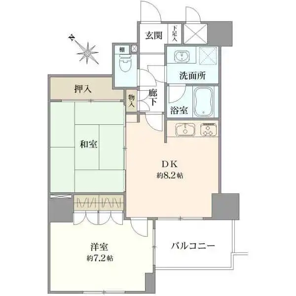 モリス日暮里駅前 間取図