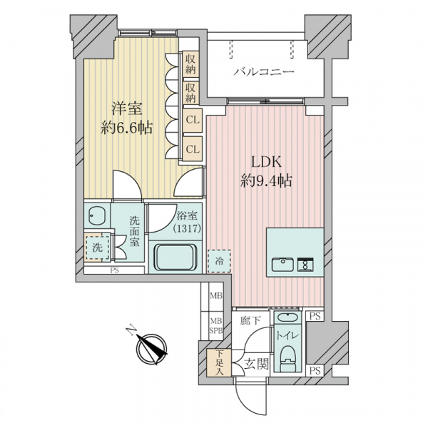 Ｔーｐｕｅｎｔｅ 間取図