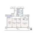 ザ・リバープレイスウエストタワー 間取図