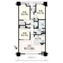 クレヴィア甲子園四番町 間取図