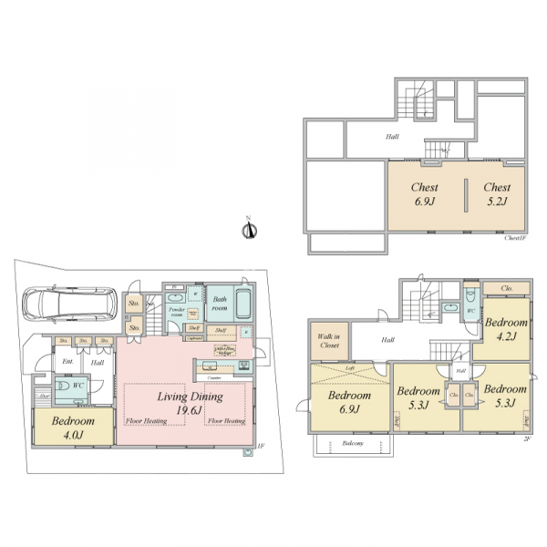 練馬区田柄２丁目 間取図