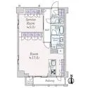 クレヴィア山吹神楽坂 間取図
