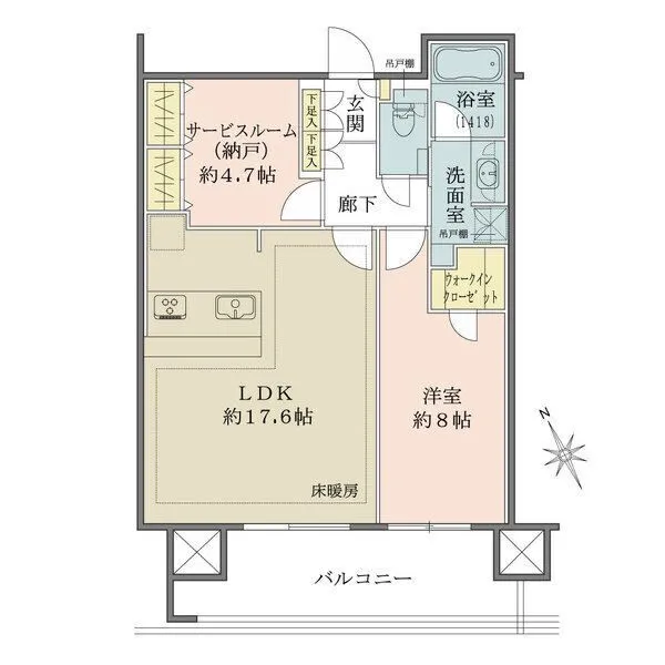 ワテラスタワーレジデンス 間取図
