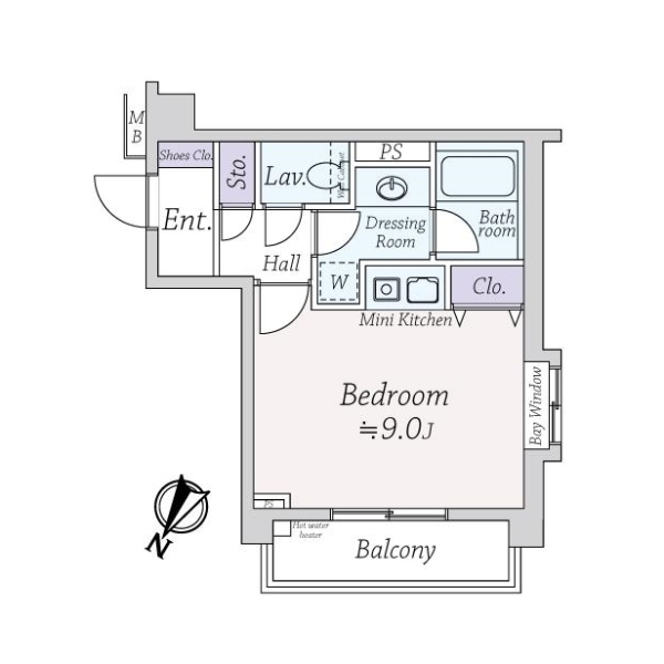 ダイアパレス赤坂 間取図