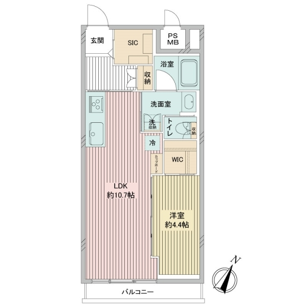 秀和第２築地レジデンス 間取図