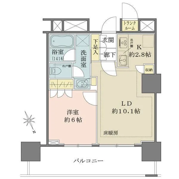 津田沼ザ・タワー 間取図
