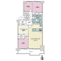 ベル・パークシティ画地２Ｋ棟 間取図