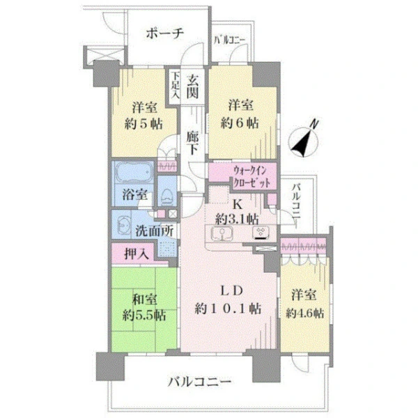 エンゼル　ザ・グランドハーツ 間取図