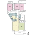 コープ野村バードウツド鶴見２ 間取図