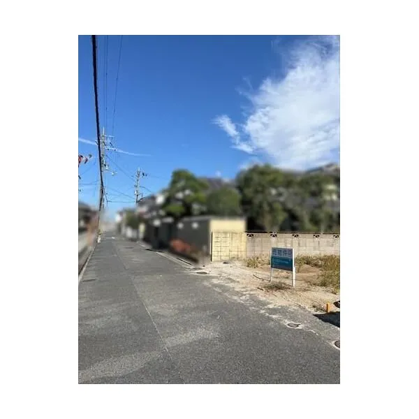 八尾市刑部２丁目 前面道路です。