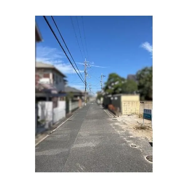 八尾市刑部2丁目 前面道路です。