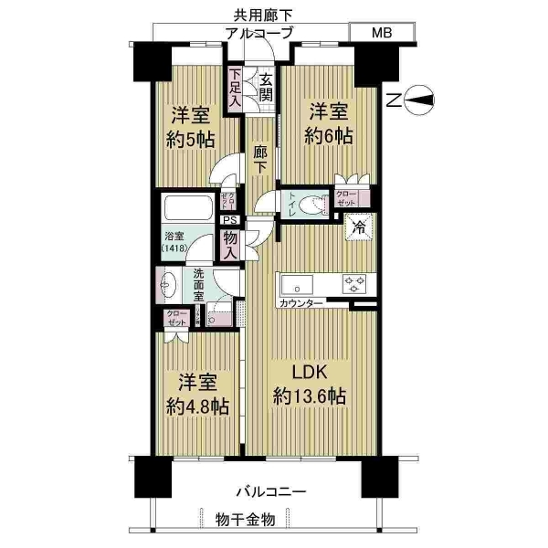 ウエリス相川駅前 間取図