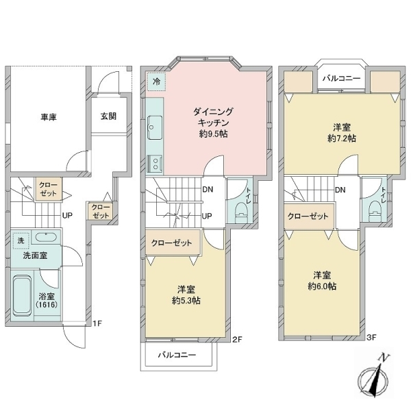 大田区東六郷３丁目 間取図