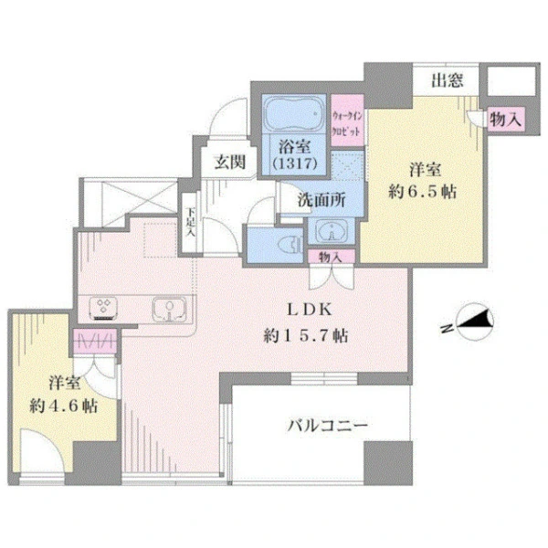 ロイヤルタワー横濱鶴見 間取図