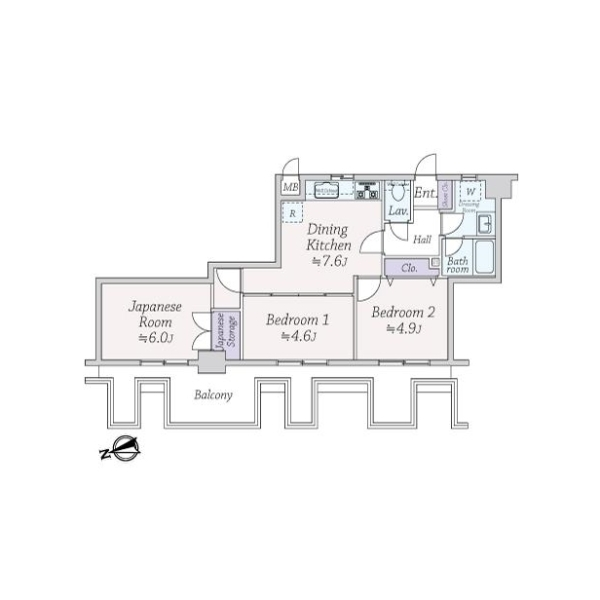パロス三鷹 間取図