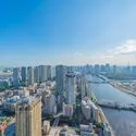 グランドシティタワー月島 眺望：ズームなし(撮影年月：2026年10月)