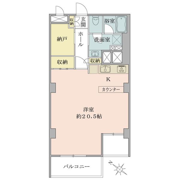 パロス大倉山 間取図
