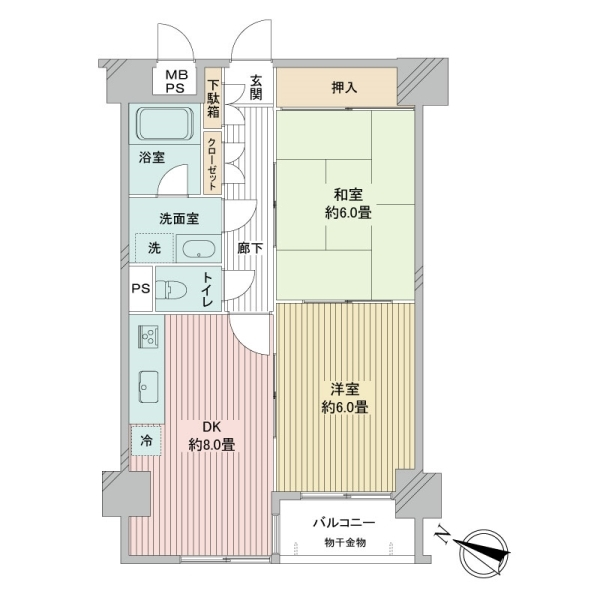 エクレール大宮 間取図