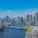 グランドシティタワー月島 眺望：ズームあり(撮影年月：2026年10月)