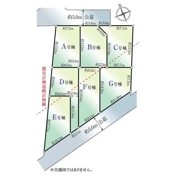 調布市深大寺北町１丁目 その他区画図
