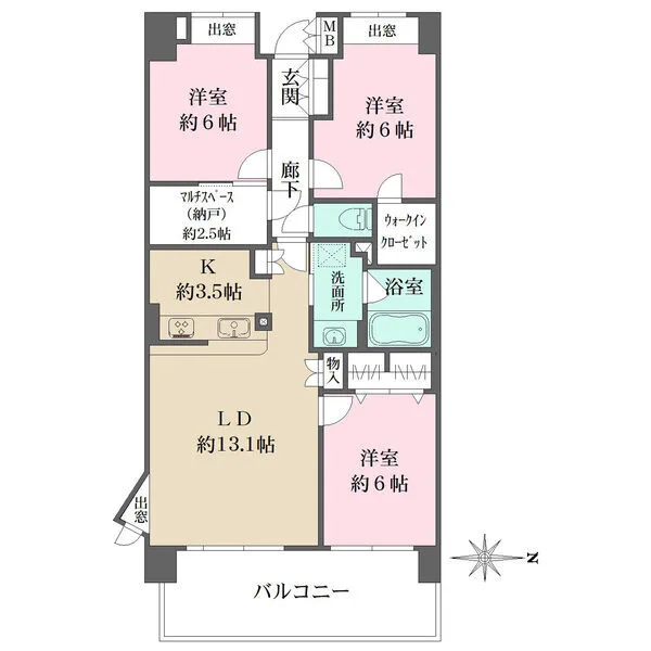 ラスティアガーデン 間取図