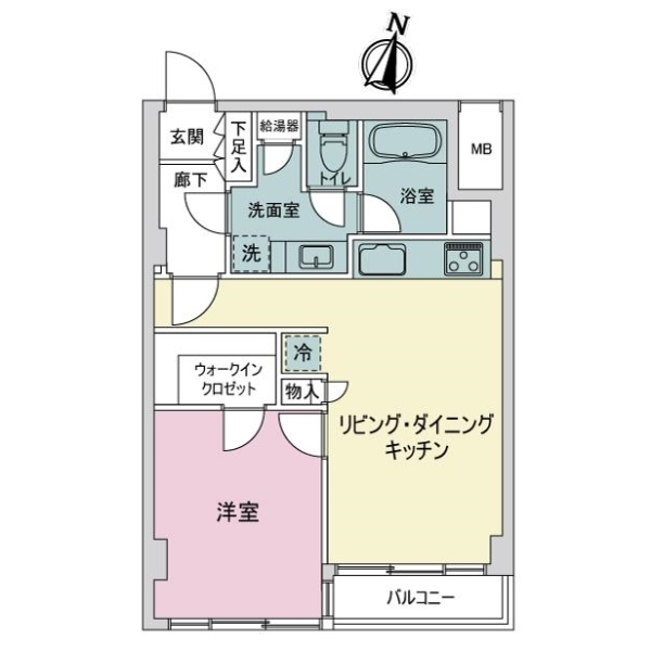 大宮プレジデントマンション 間取図