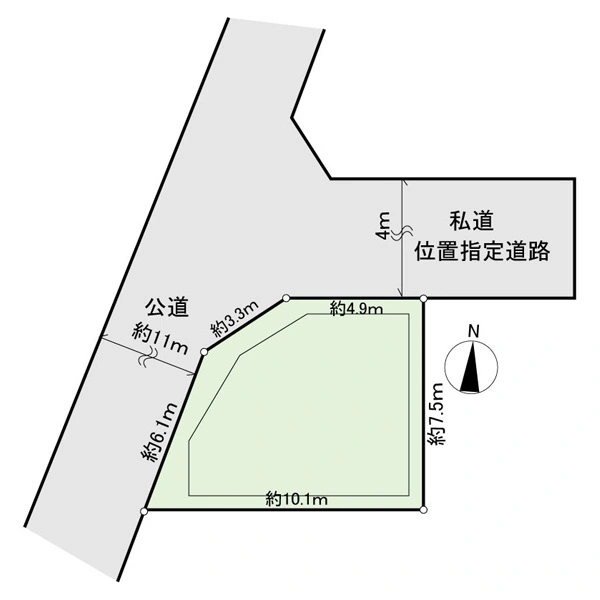 葛飾区西亀有４丁目 間取図