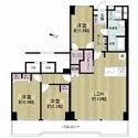 守口ハイライフＢ棟 間取図