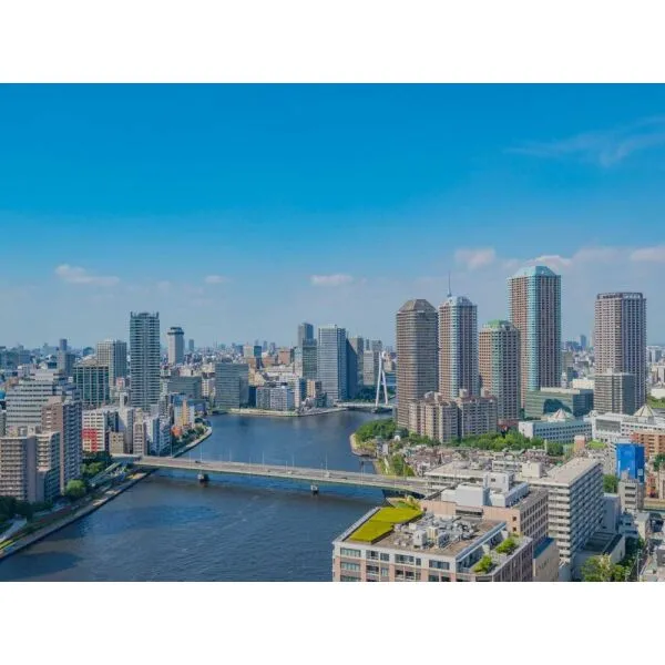 グランドシティタワー月島 眺望：ズームあり(撮影年月：2026年10月)