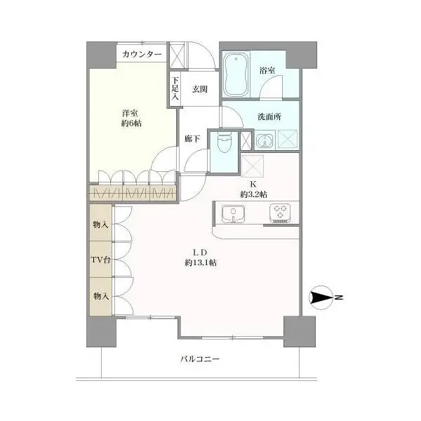 アルス心斎橋 間取図