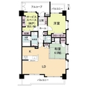ライオンズシティ代官町 間取図