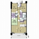 アデニウムコート木場 間取図
