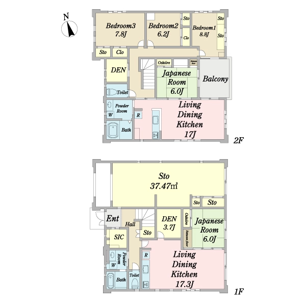 名古屋市中村区二ツ橋町1丁目 間取図