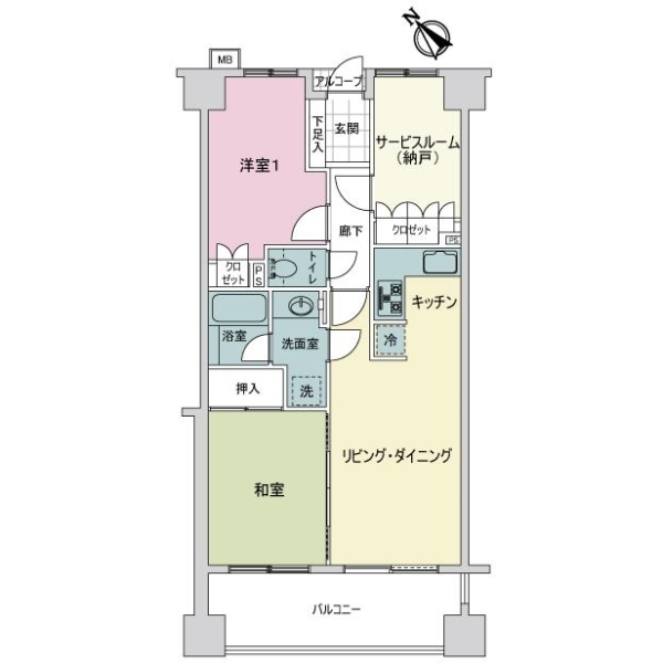 サーパス津田沼 間取図