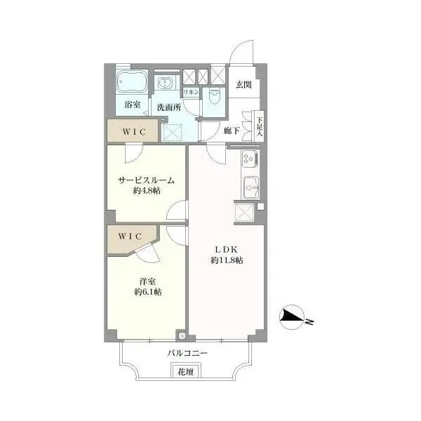 大森山王リハイム 間取図