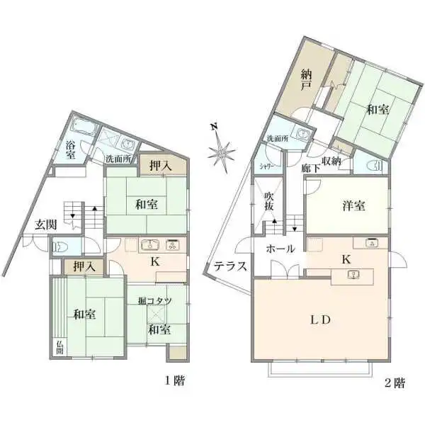 船橋市夏見台３丁目 間取図