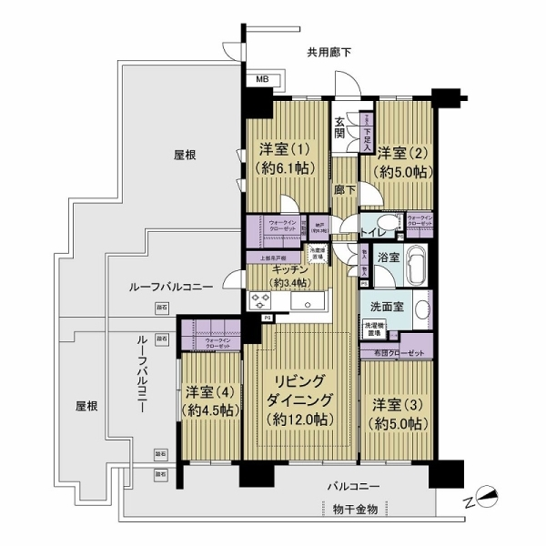 ルネ稲毛東パーク・ザ・レジデンス 間取図