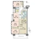 蘆花公園ザ・レジデンス　フォレストコート 間取図