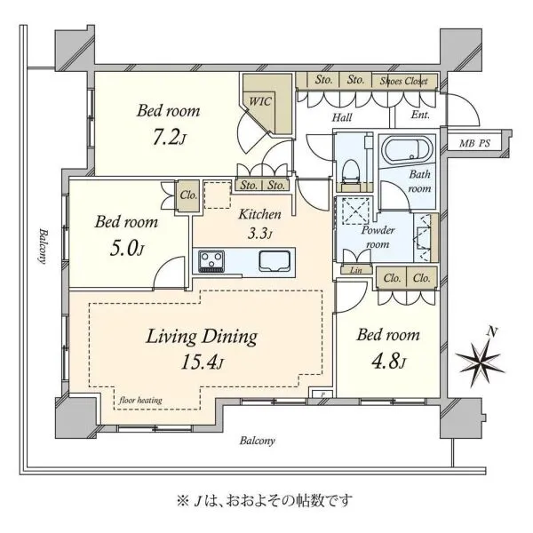 アルファグランデ千桜タワー 間取図