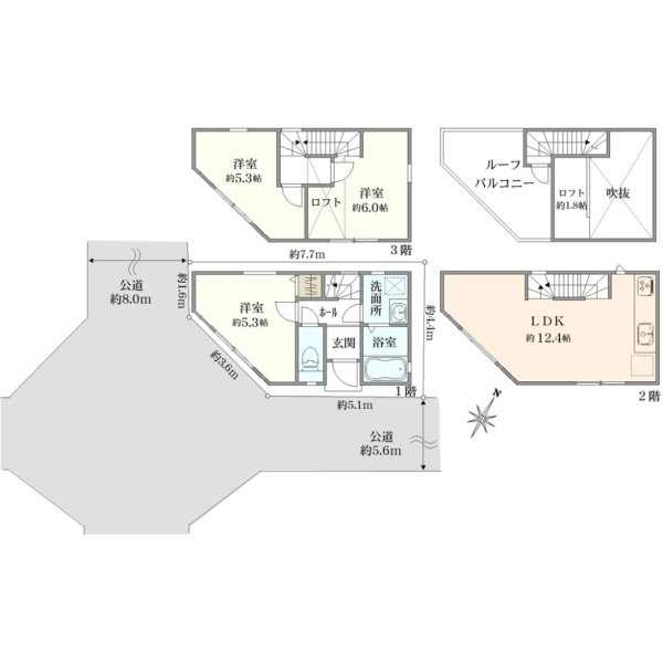 杉並区荻窪２丁目 間取図