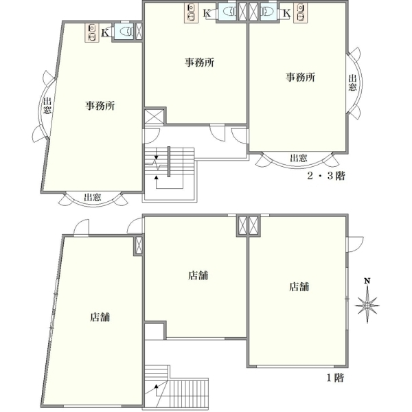 宮前区平１丁目　１棟ビル 間取図