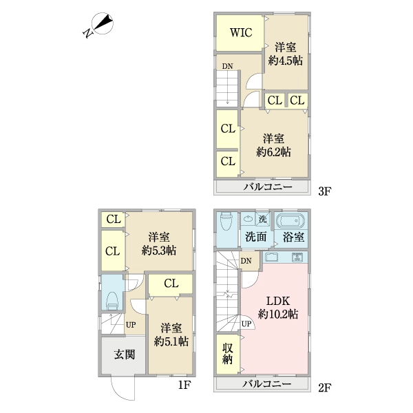 朝霞市幸町１丁目 間取図