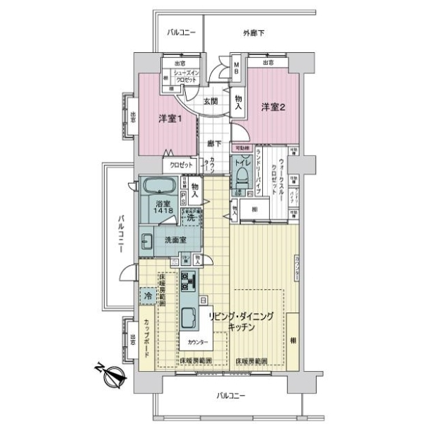 シスナブ池袋本町 間取図
