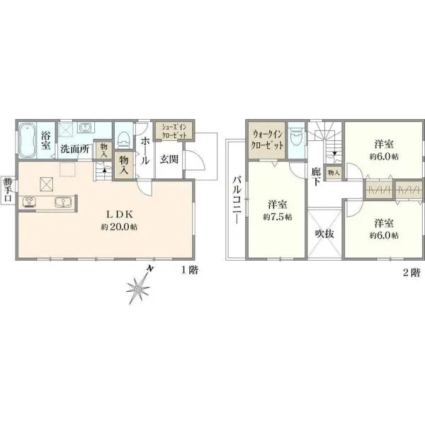 相模原市南区相南２丁目 間取図